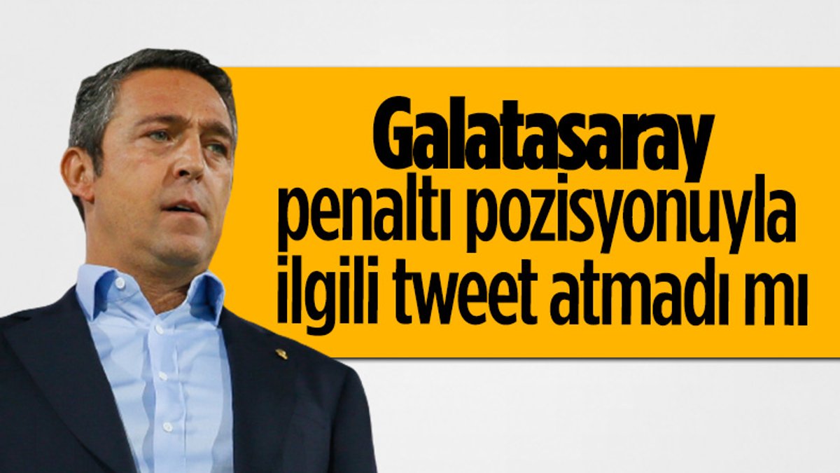 Ali Koç'tan TFF ve Galatasaray'a gönderme