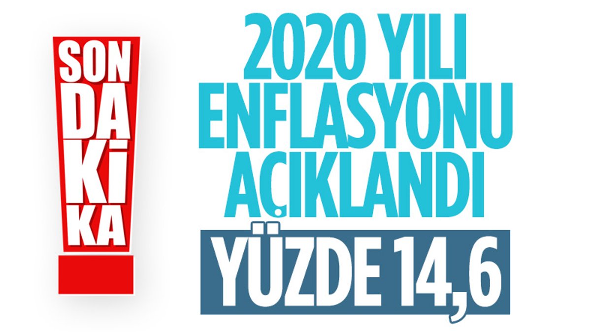 2020 yılı enflasyonu açıklandı