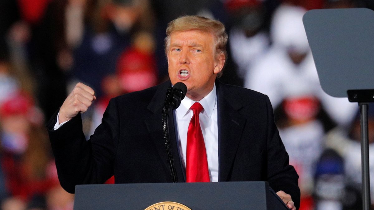 Donald Trump, Georgia'da miting yaptı