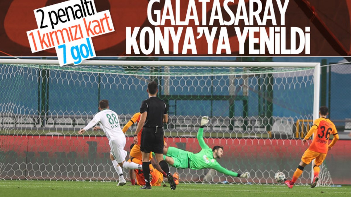 Gol düellosunda kazanan Konyaspor oldu