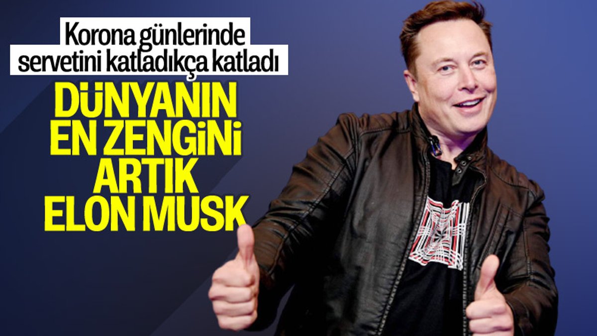 Elon Musk, artık dünyanın en zengini