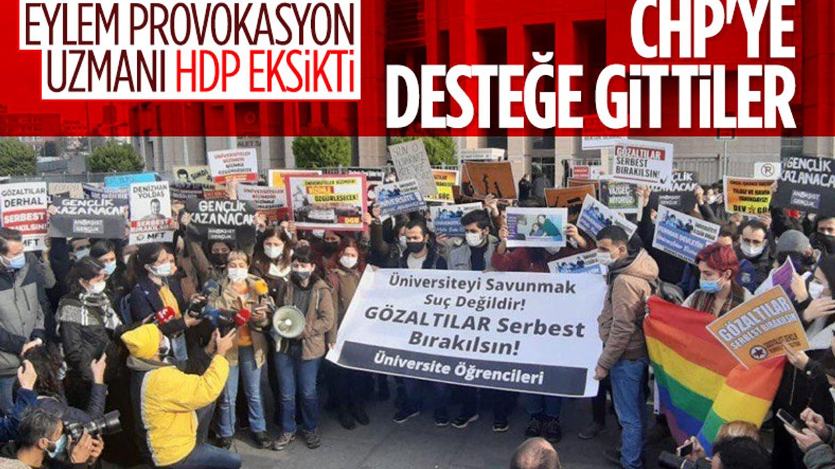 Boğaziçililere CHP'den sonra HDP'den de destek