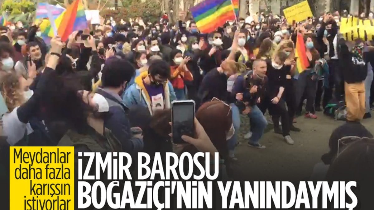 İzmir Barosu'ndan Boğaziçi eylemine destek