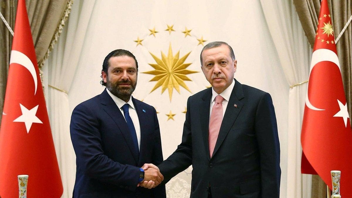 Erdoğan, Lübnan'da yeni hükümeti kuracak olan Hariri'yle görüştü