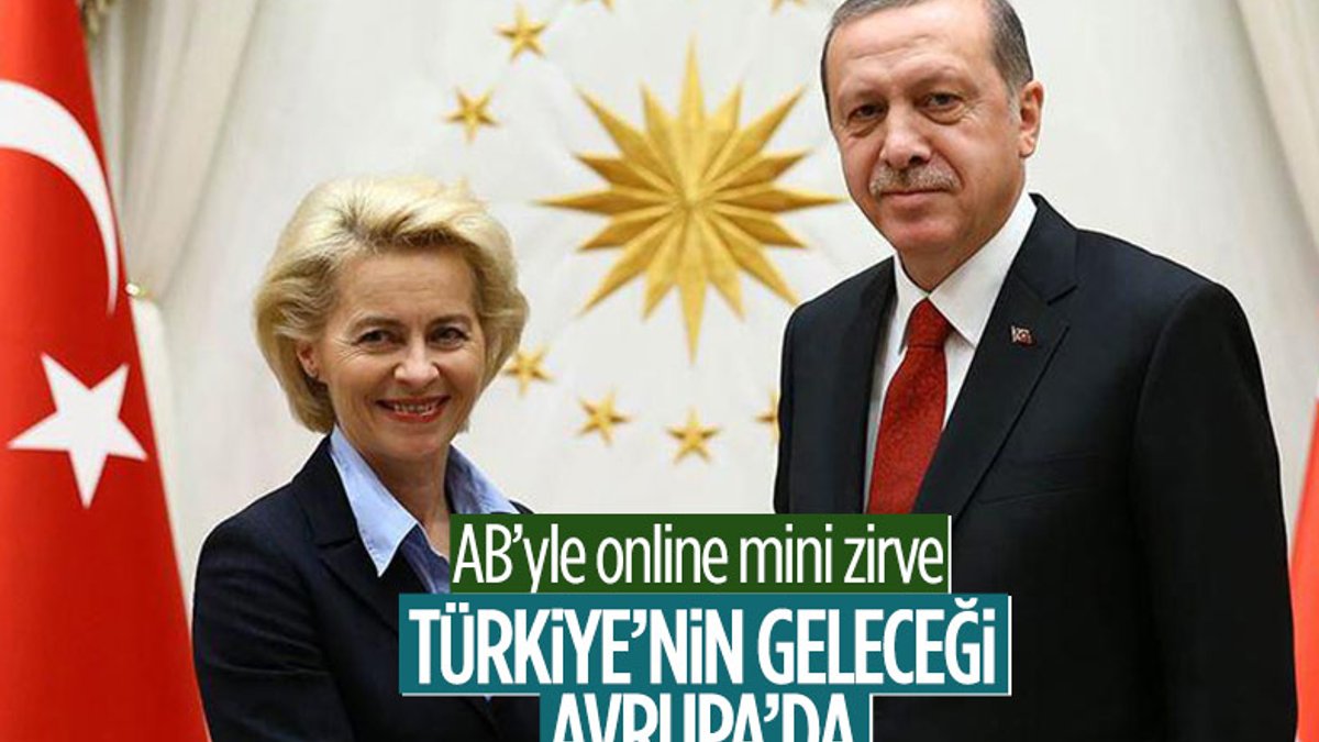 Cumhurbaşkanı Erdoğan, AB Komisyonu Başkanı Ursula Von der Leyen'le görüştü