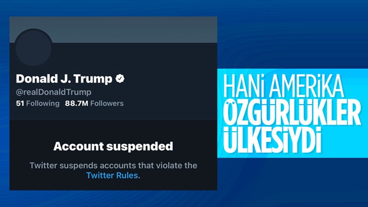 Twitter, Trump'ın hesabını kalıcı olarak askıya aldığını açıkladı