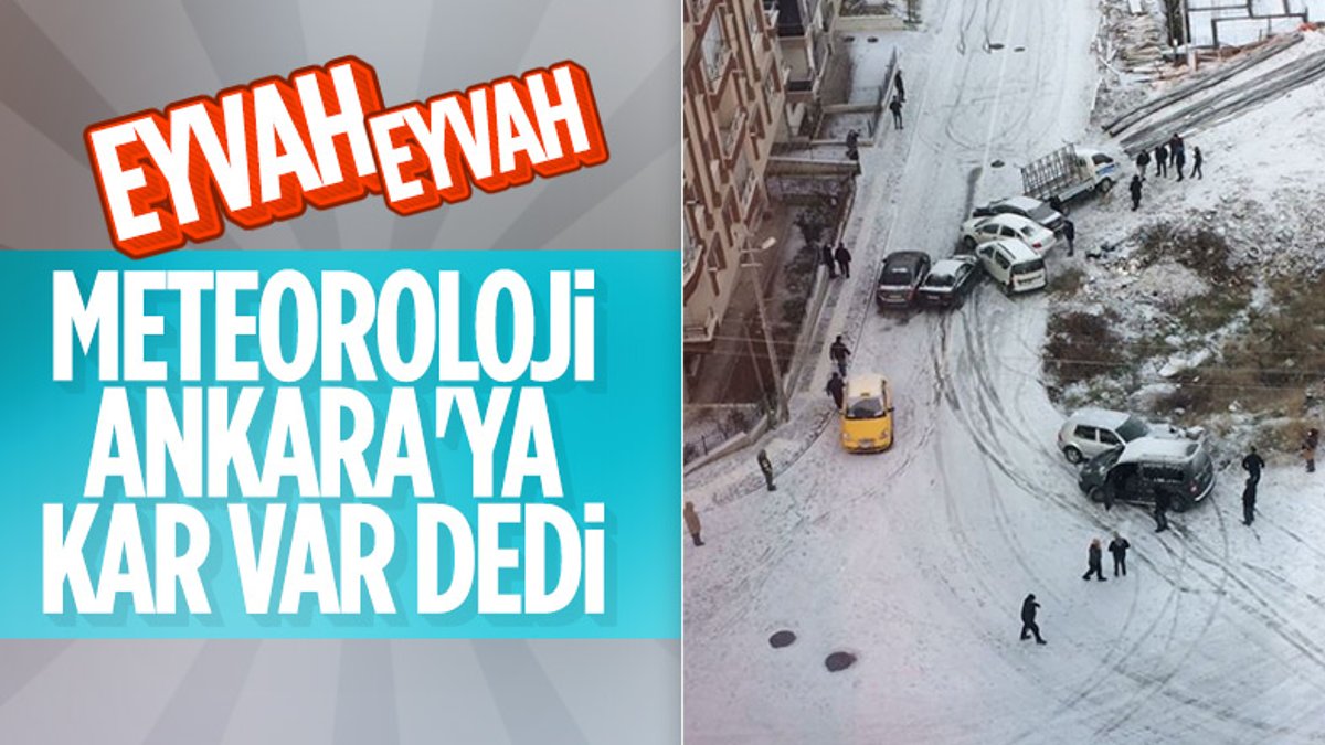 Meteoroloji uyardı: Ankara'ya kar geliyor