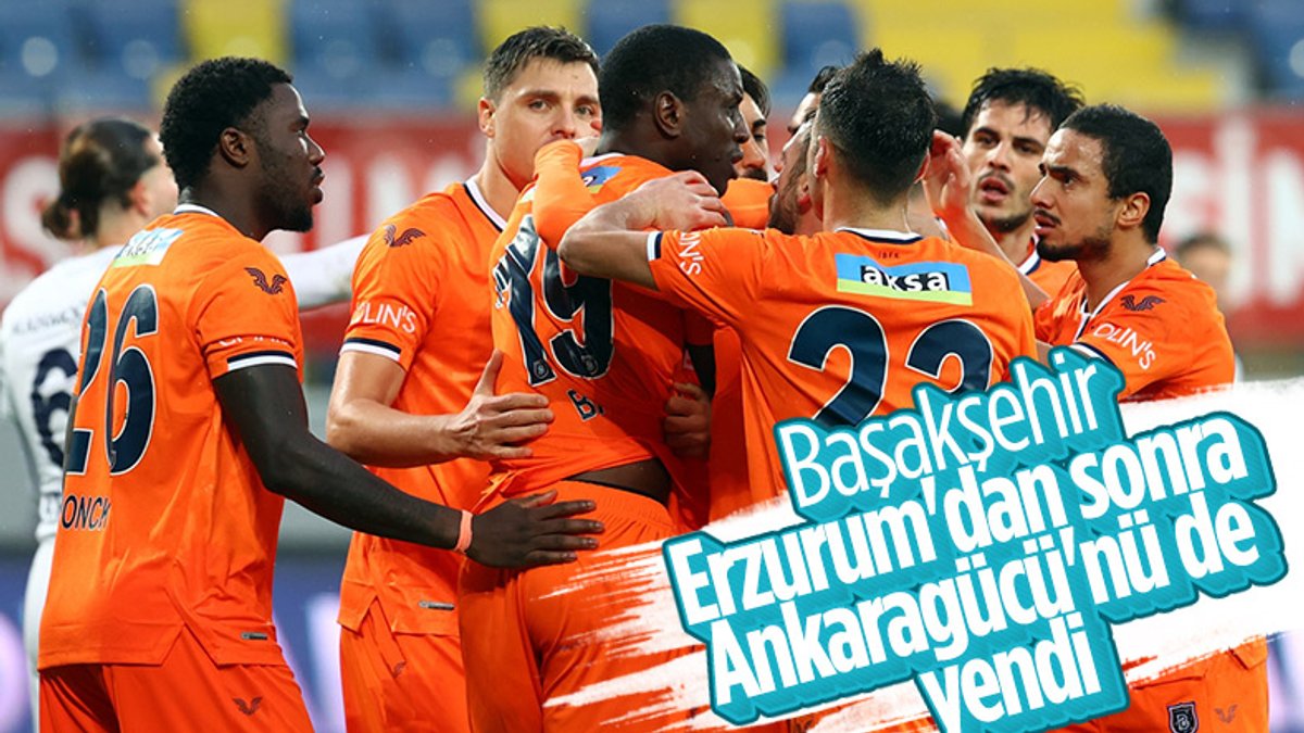 Başakşehir, Ankaragücü'nü 2 golle yendi