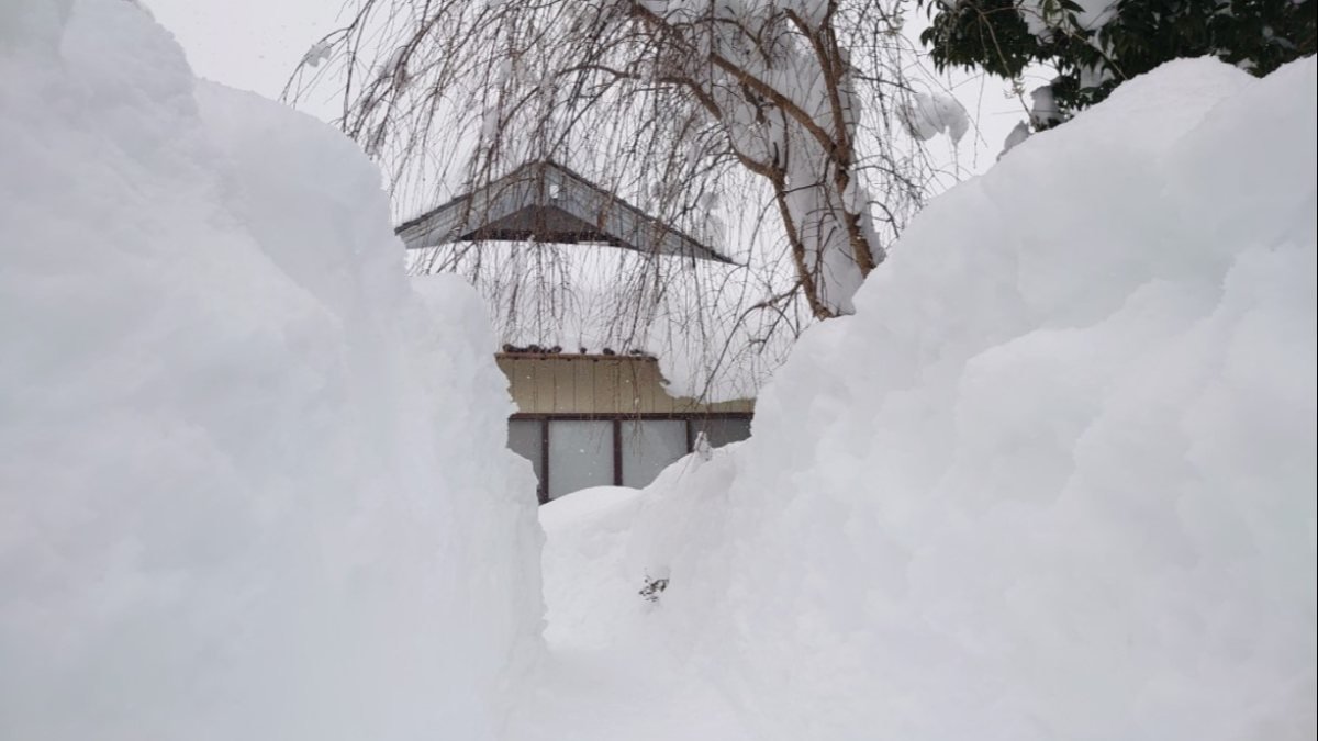 Japonya'da kar yağışı hayatı felç etti