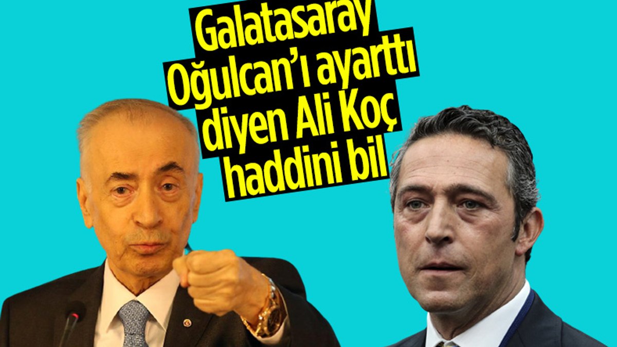 Mustafa Cengizden Ali Koça yanıt: Haddini bileceksin