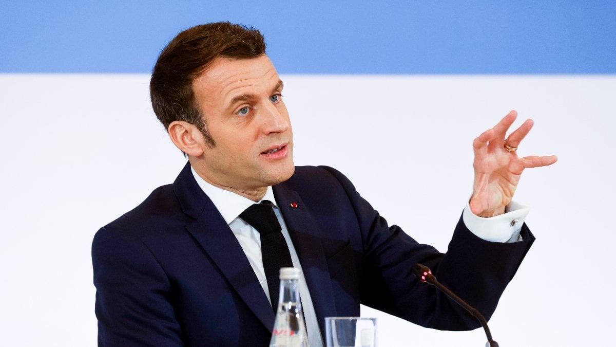 Emmanuel Macron, 'Tek Gezegen Zirvesi'nde konuştu