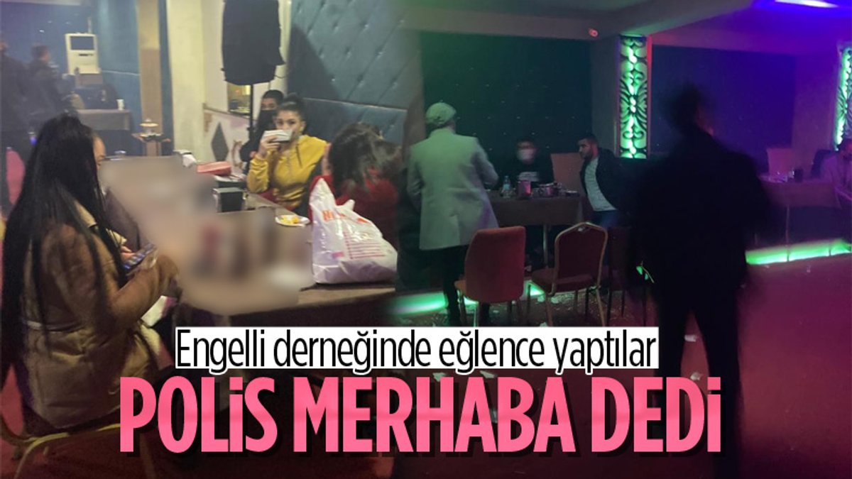 Diyarbakır'da engelli derneğinde alkollü eğlence yapıldı