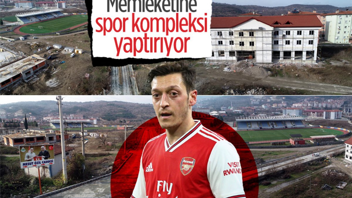 Mesut Özil'den memleketi Zonguldak'a spor kompleksi