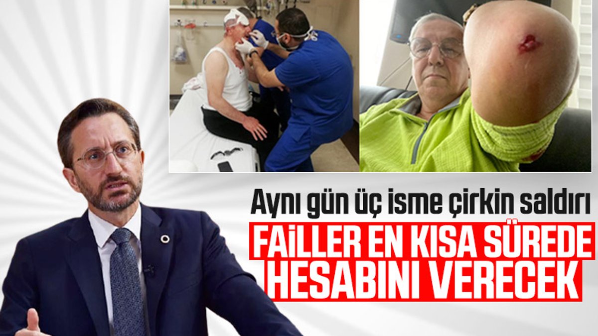 Fahrettin Altun, 3 isme yapılan saldırıya ilişkin açıklama yaptı