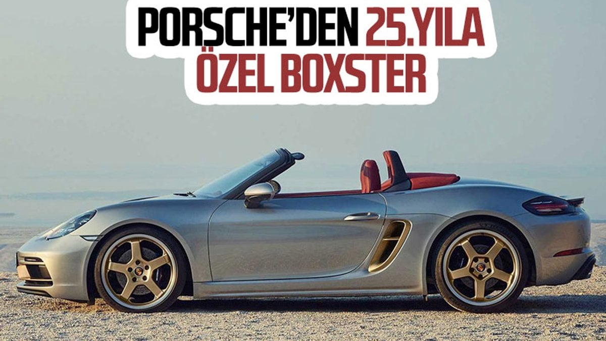 Porsche'den 25. yıla özel Boxster modeli