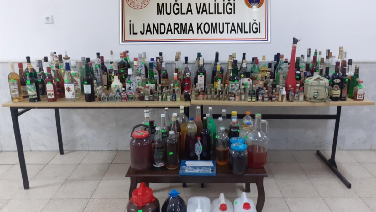 Muğla'da sahte içki operasyonu: 1 gözaltı