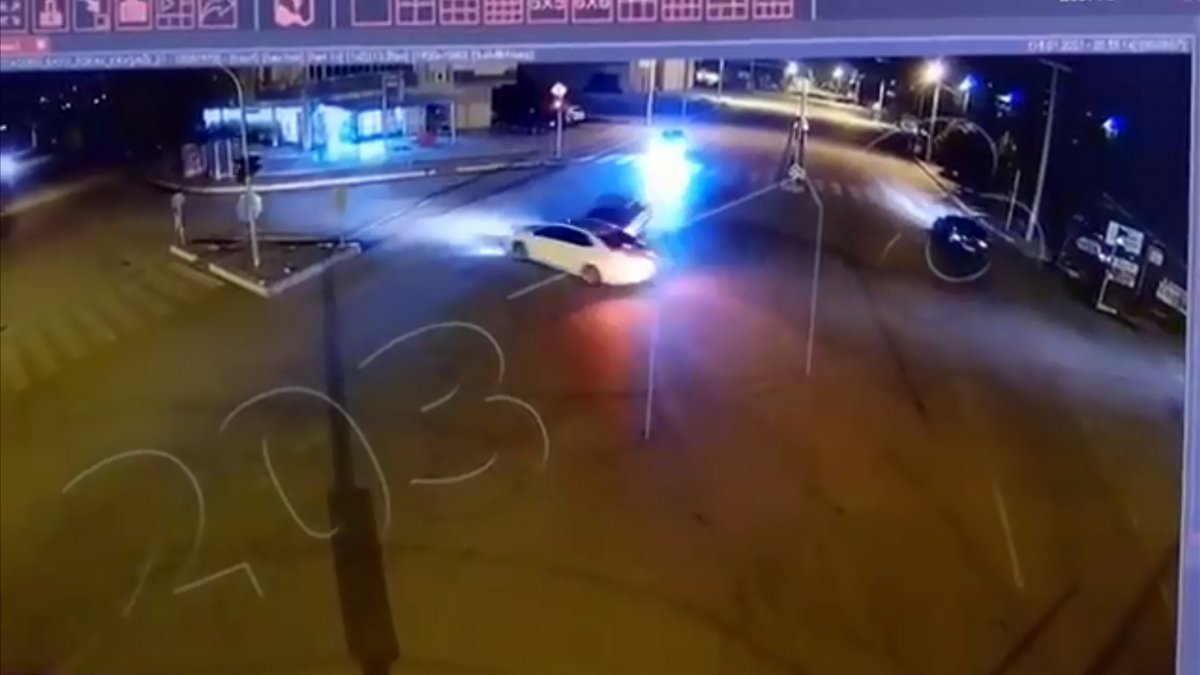 Antalya'da 3 kişinin öldüğü kaza kamerada