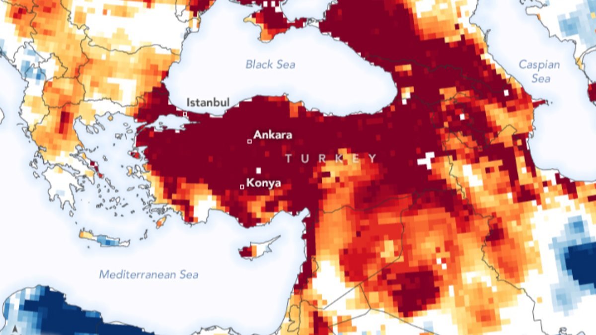 NASA, Türkiye'nin yer altı suyu rezervlerini haritaladı