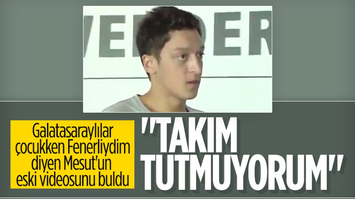 Mesut Özil: Takım tutmuyorum