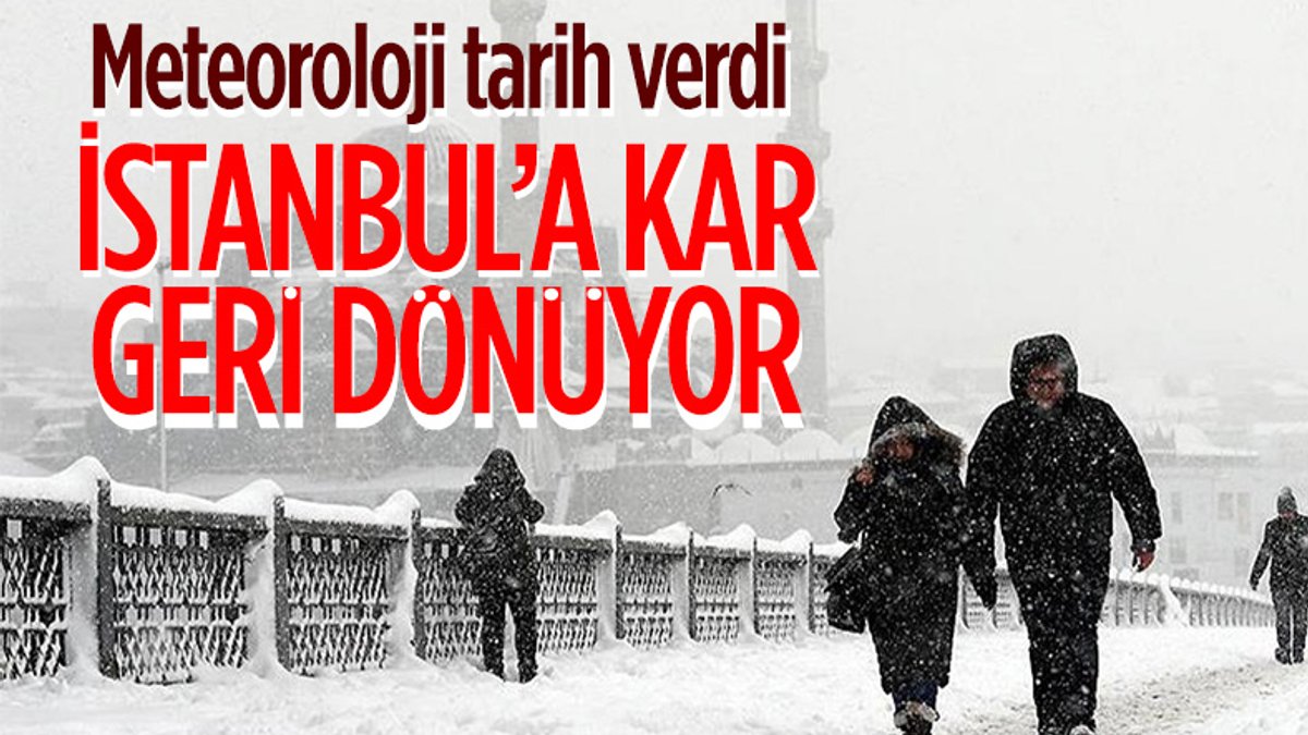 28 Ocak'ta İstanbul'da kar bekleniyor