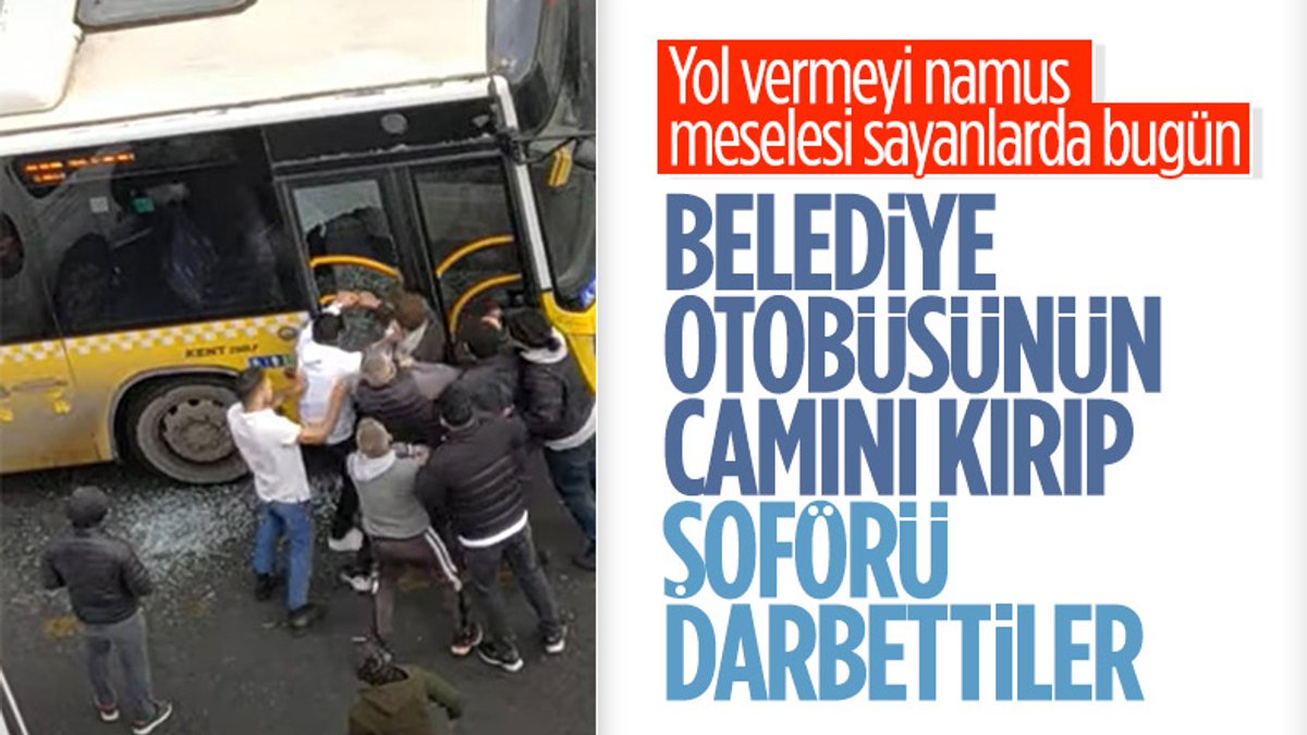 İstanbul'da otobüs şoförüne saldırı