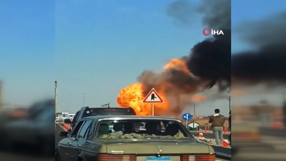 Mısır'da tüpgaz yüklü kamyon patladı