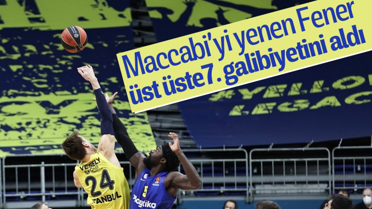 Fenerbahçe, THY Avrupa Ligi'nde üst üste 7. galibiyetini aldı