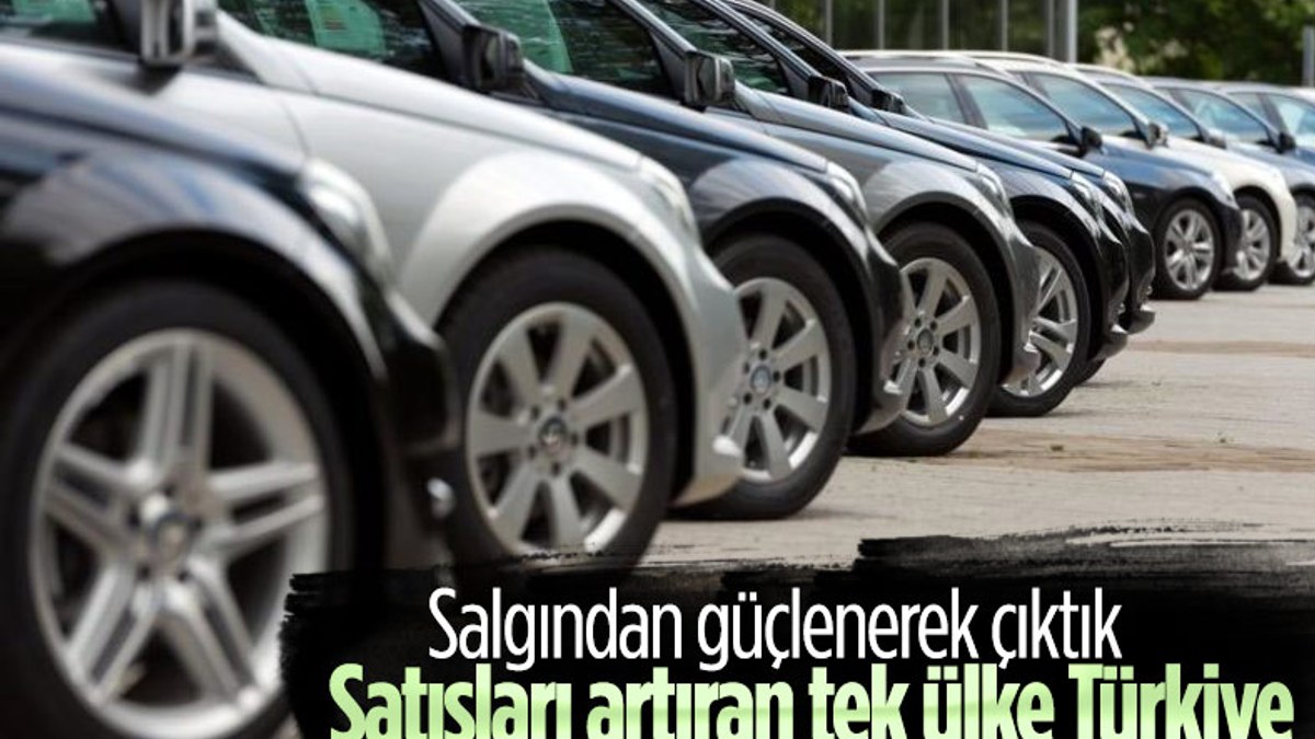 Avrupa'da otomobil satışlarını artıran tek ülke Türkiye oldu