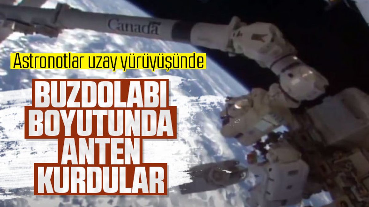Uluslararası Uzay İstasyonu astronotları, uzay yürüyüşüne çıktı