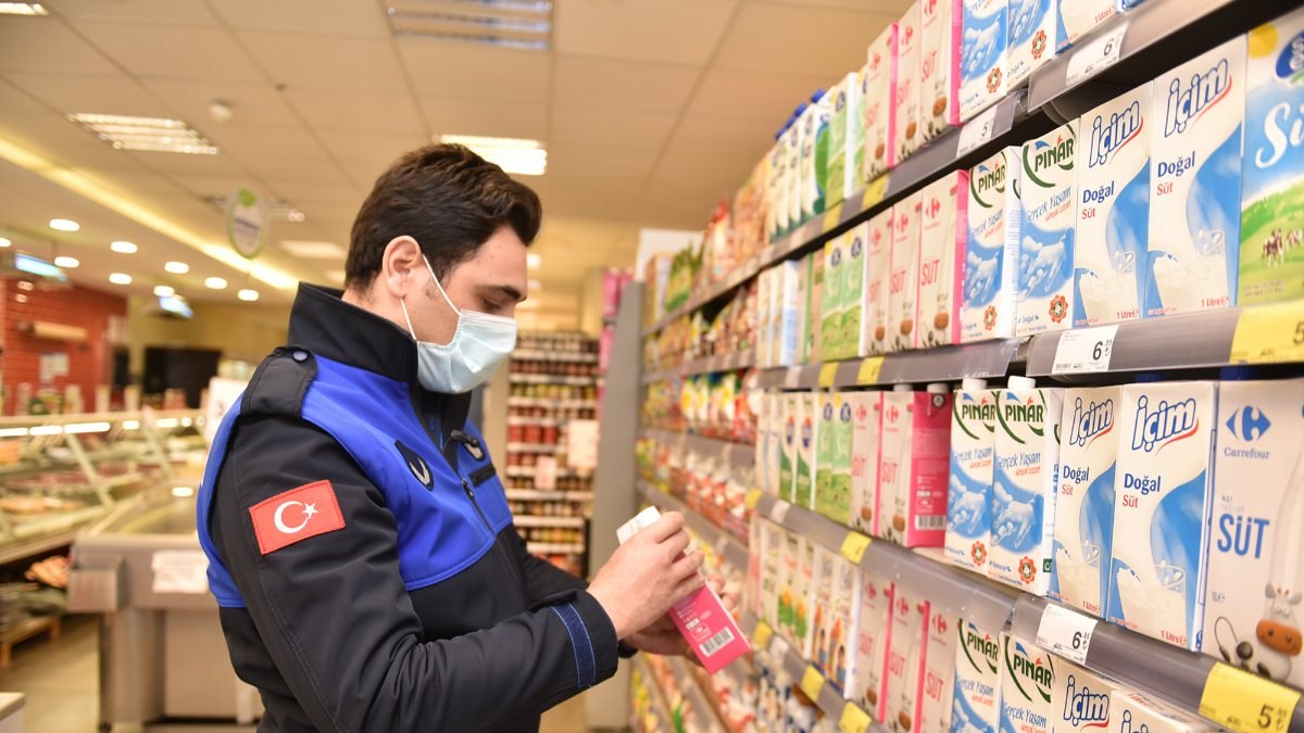 İstanbul'da marketlerde fiyat denetimi yapıldı