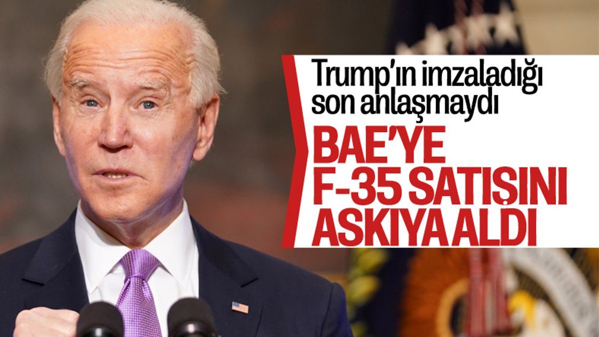 Biden, BAE'ye silah satışını askıya aldı