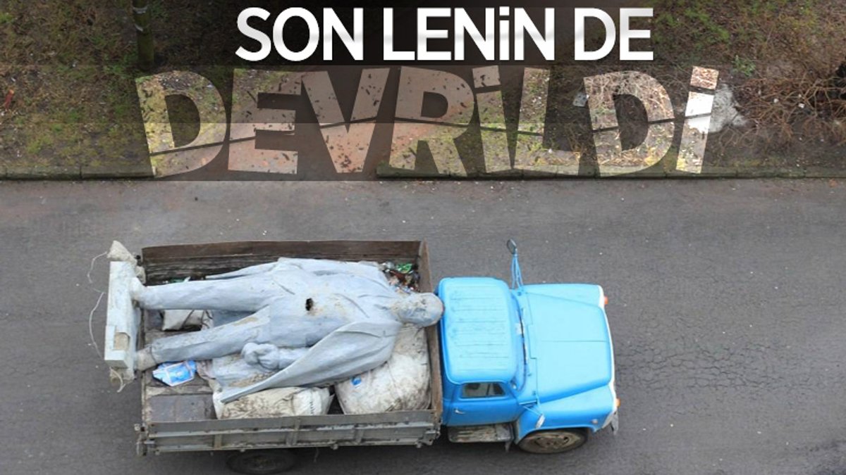 Ukrayna'da Lenin heykeli kalmadı