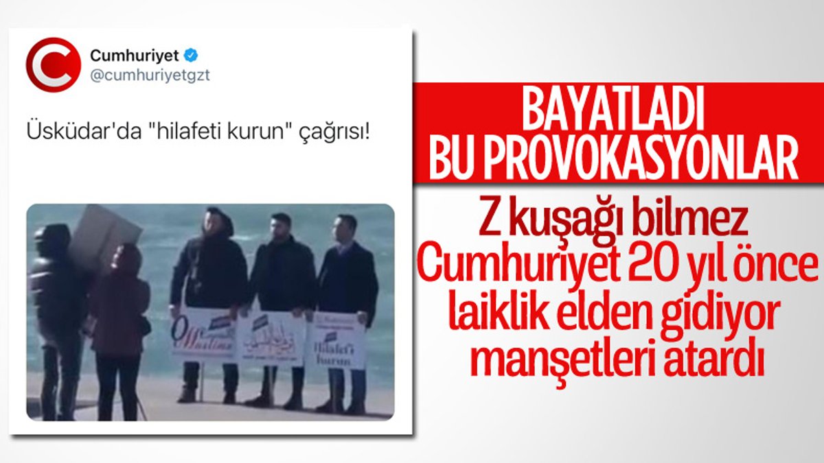 Üsküdar'daki görüntü Cumhuriyet gazetesini korkuttu