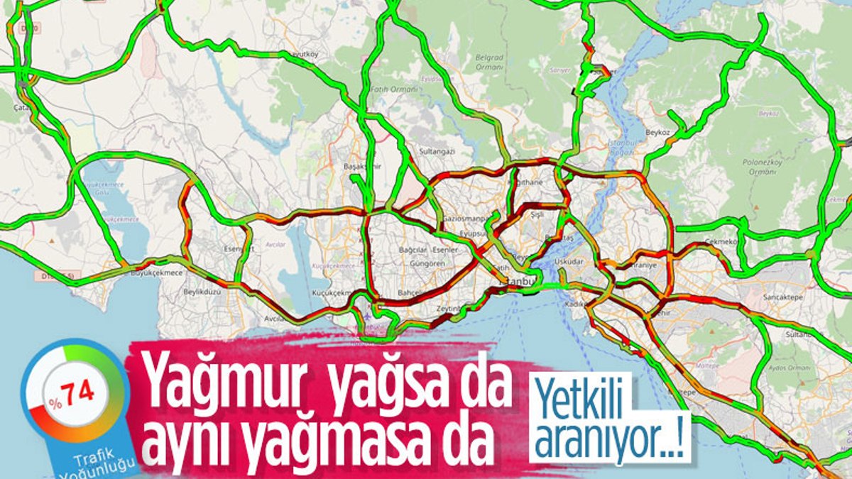 İstanbulda kısıtlama öncesi trafik yoğunluğu