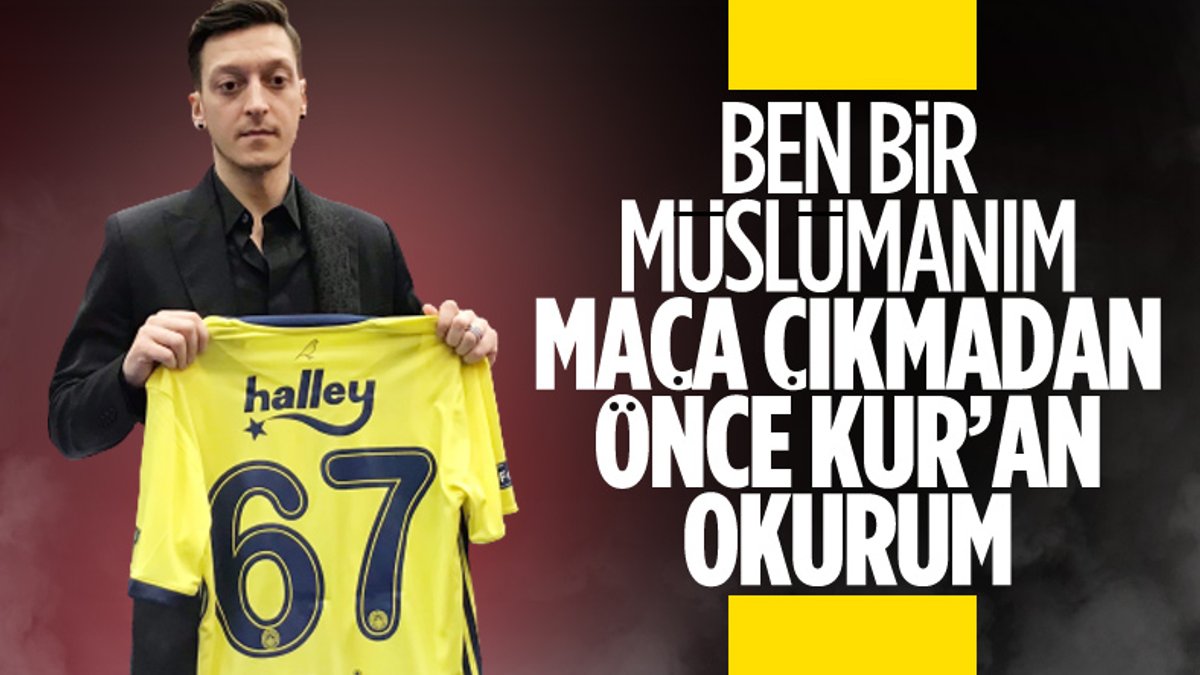 Mesut Özil: Ben bir Müslümanım
