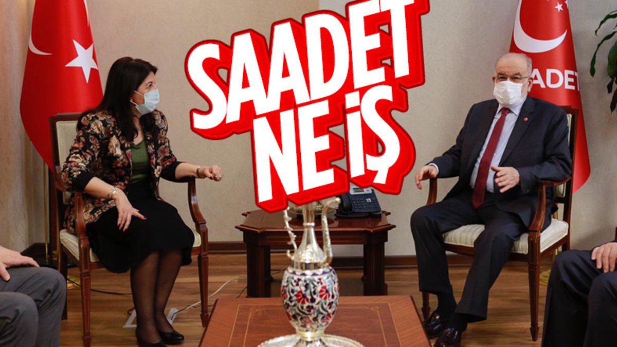 HDP'den Saadet Partisi'ne ziyaret