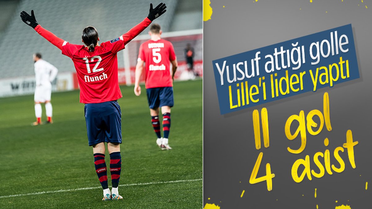 Yusuf Yazıcı'nın golü Lille'e galibiyeti getirdi