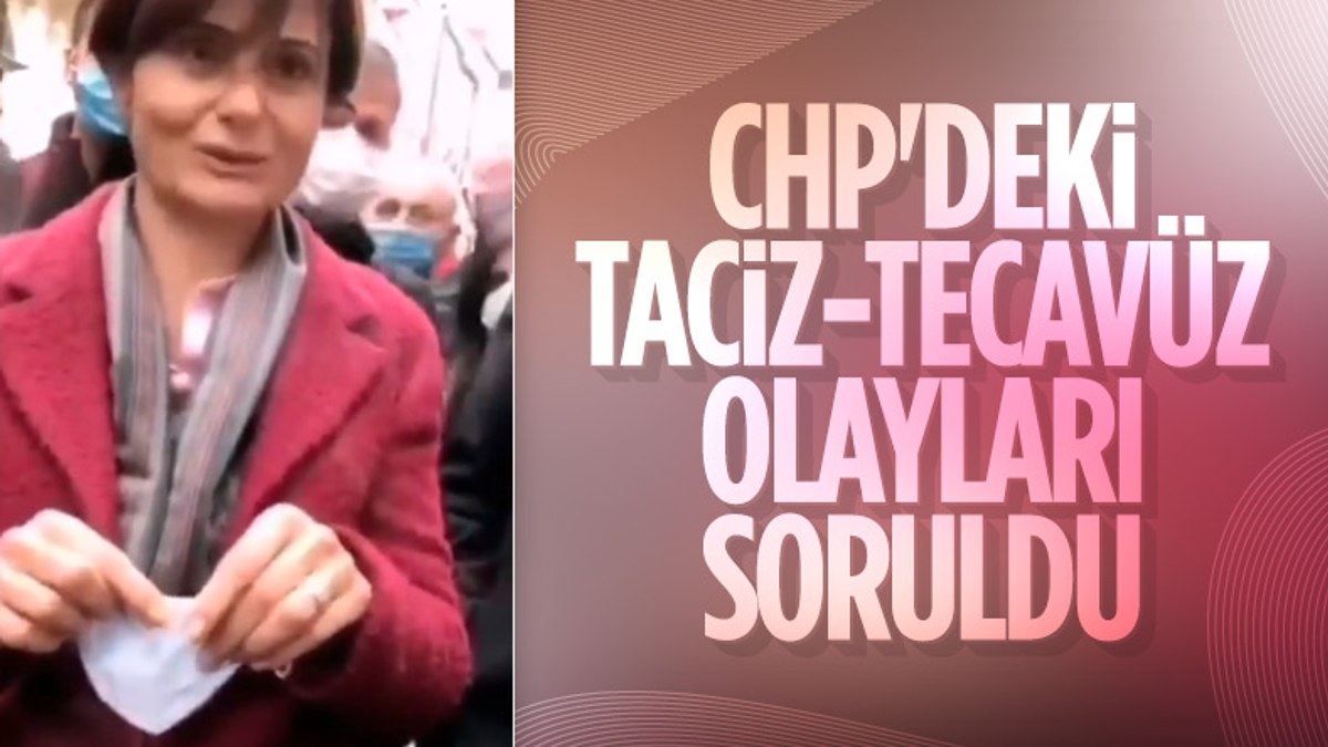 Canan Kaftancıoğlu'na CHP'deki taciz olayları soruldu