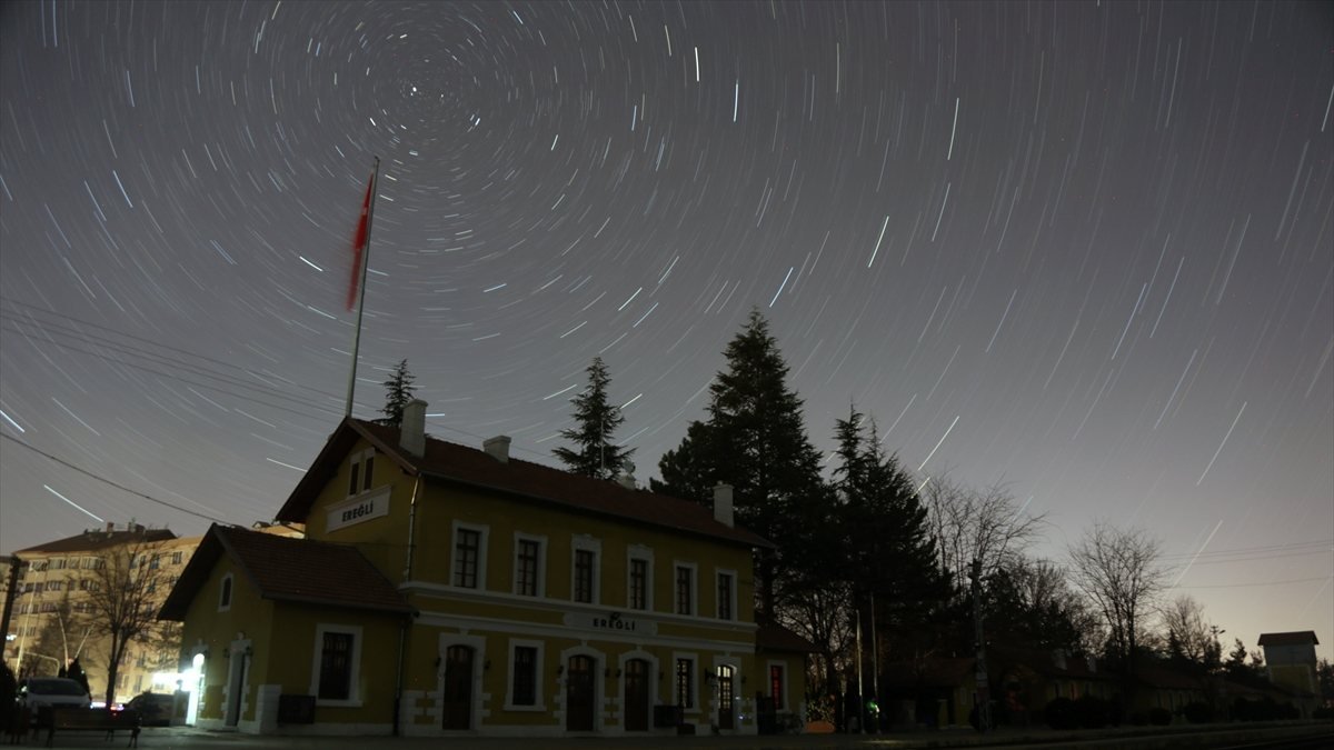Konya'da tarihi mekanlar, yıldızlarla fotoğraflandı