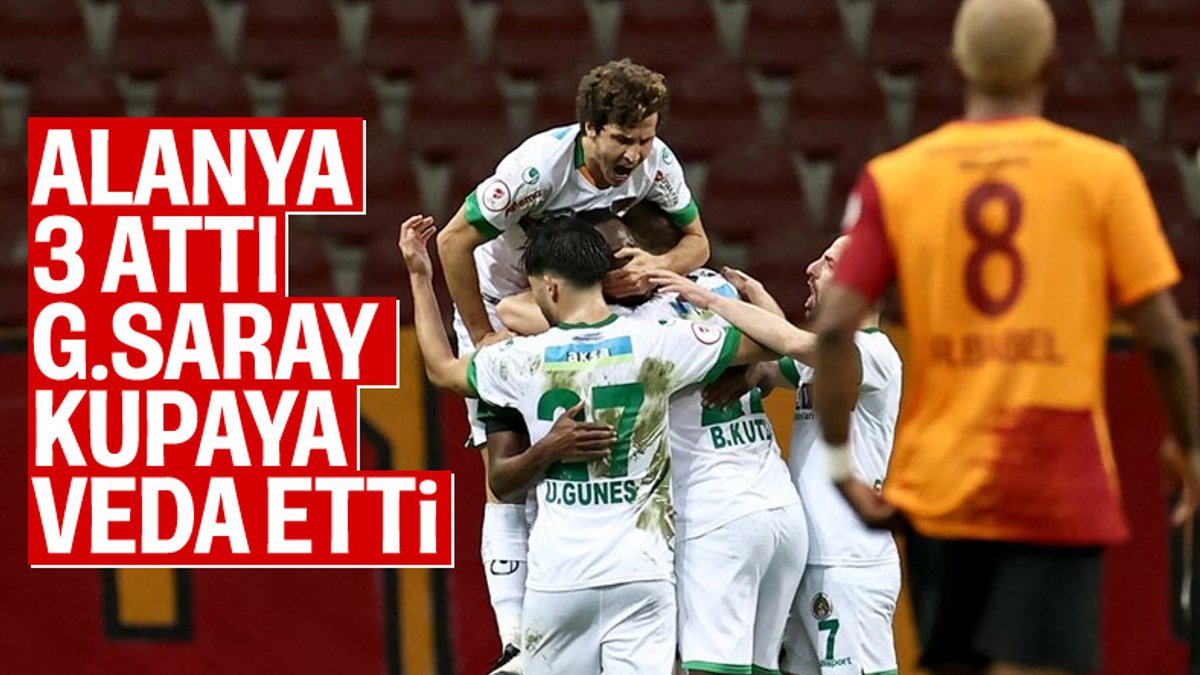Alanyaspor Türkiye Kupası'nda Galatasaray'ı eledi