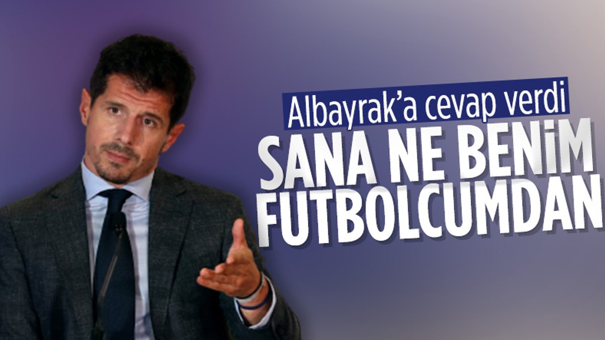 Emre Belözoğlu: Sana ne benim futbolcumdan