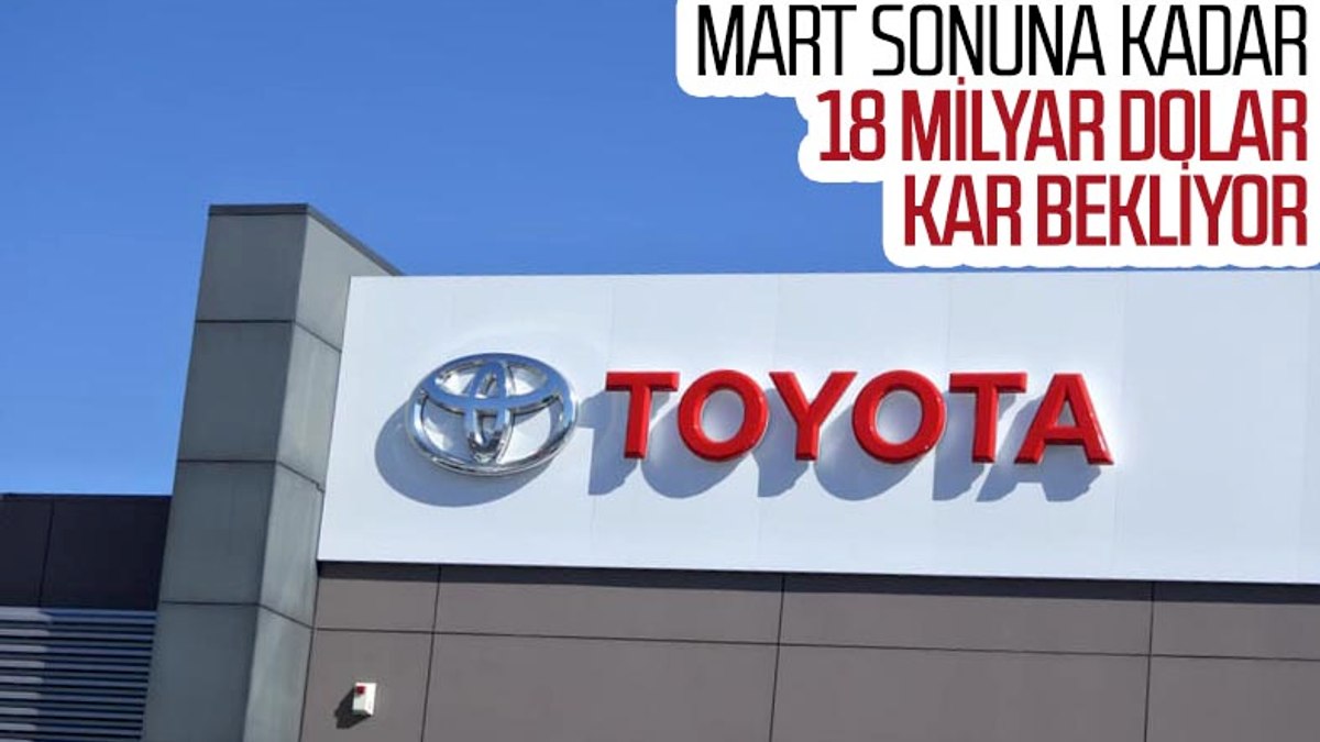Toyota, net kar tahminini 18 milyar dolara yükseltti