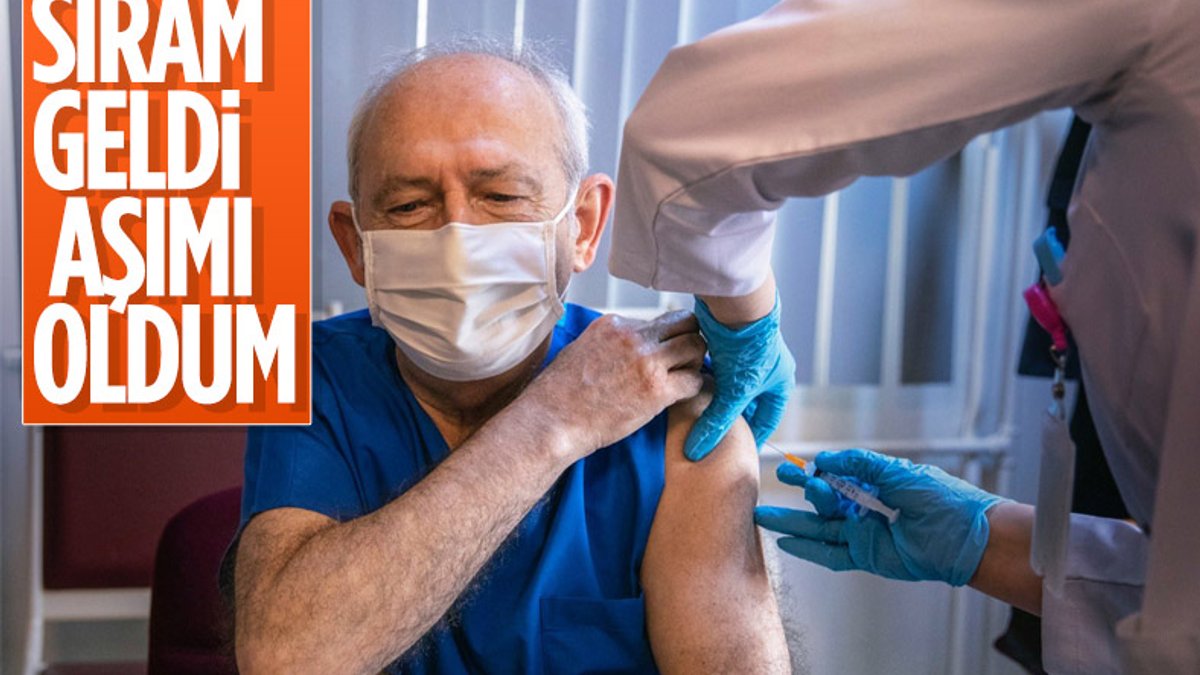 Kemal Kılıçdaroğlu, koronavirüs aşısı oldu