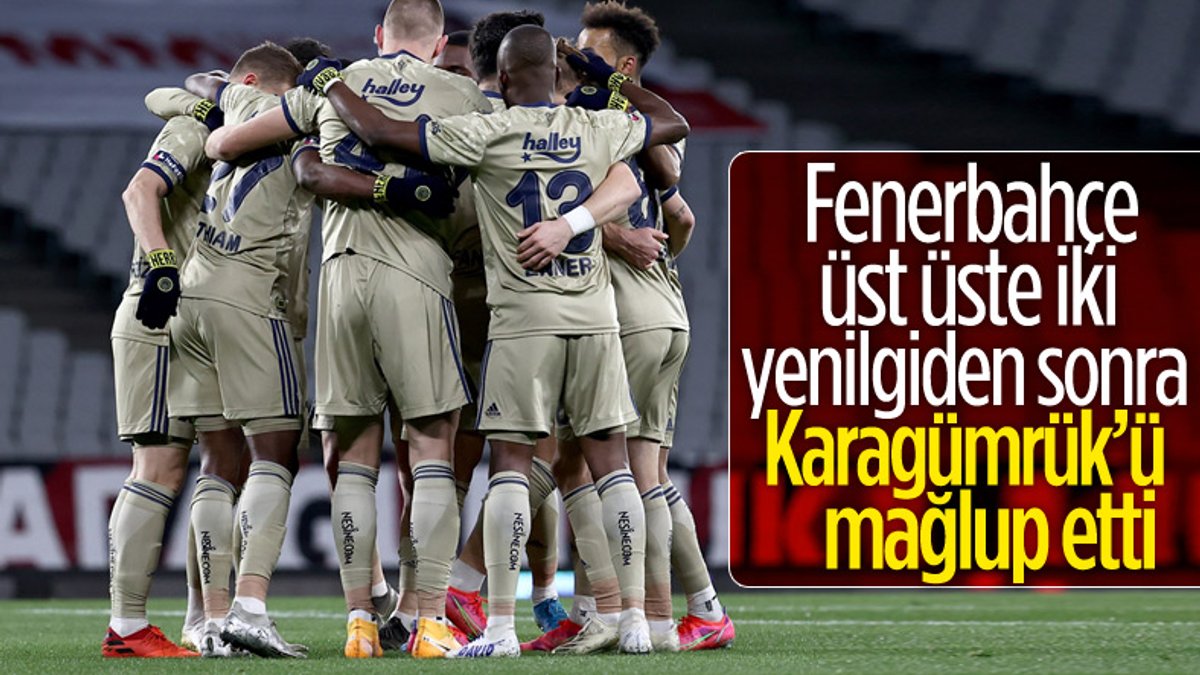 Fenerbahçe, Karagümrük'ü 2 golle mağlup etti