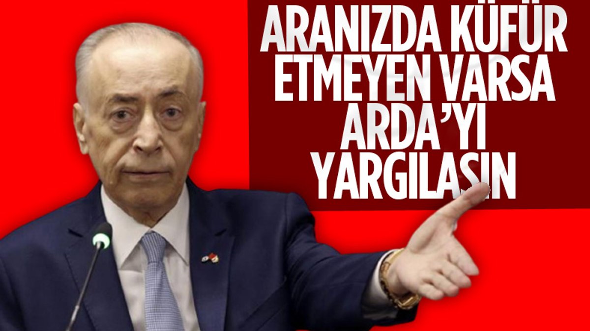Mustafa Cengiz: Aranızda küfür etmeyen varsa Arda'yı yargılasın