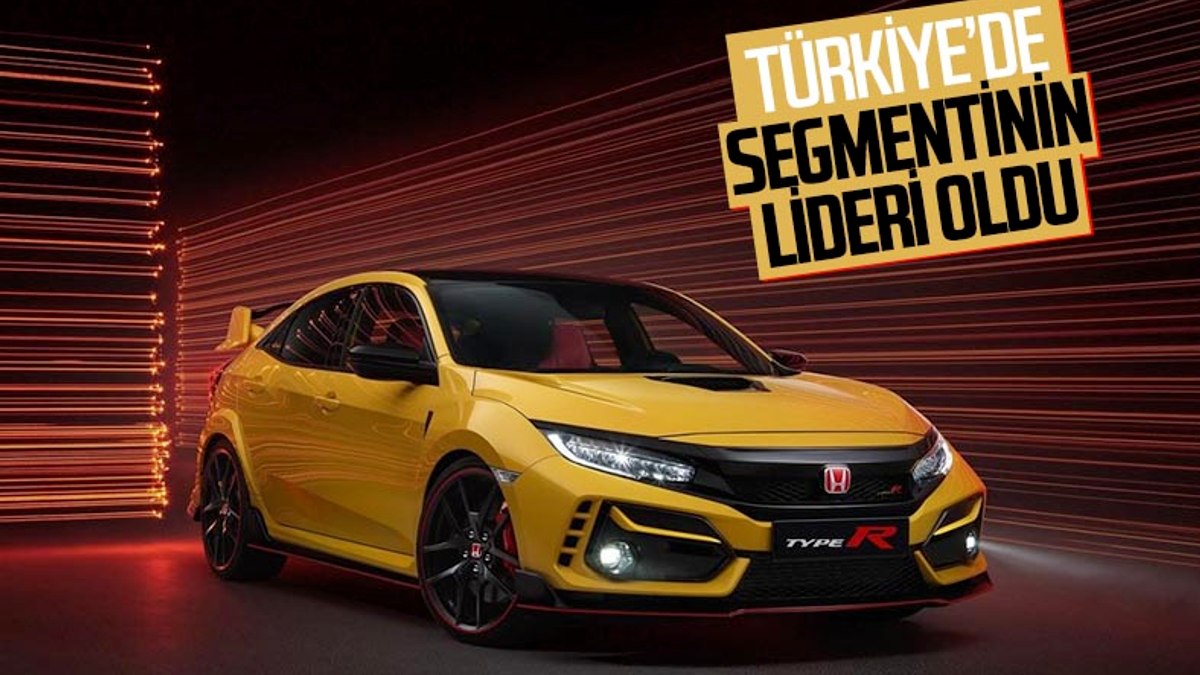 Honda Civic Type R, Türkiyede segmentinin lideri oldu