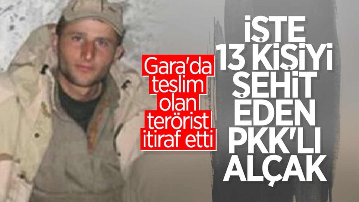 Gara'da 13 vatandaşı şehit eden terörist