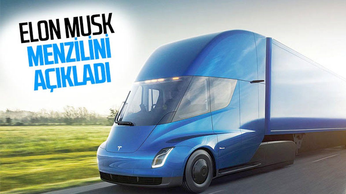 Tesla'nın elektrikli kamyonu Semi'nin menzili belli oldu
