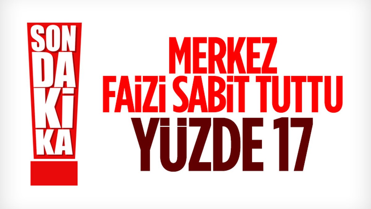 Merkez Bankası faiz kararını açıkladı