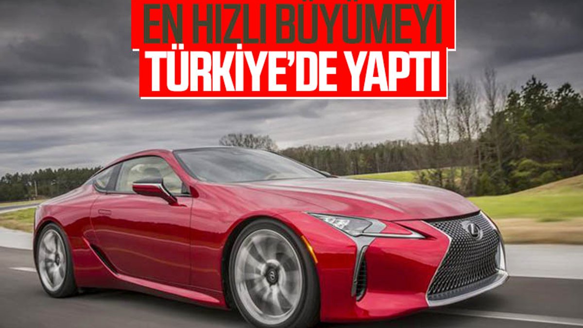 Lexus, 2020'de en hızlı büyümesini Türkiye'de kaydetti